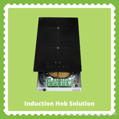 12 Inch 2 Burner Built-in Induction Stove Top with 2 Boost Burners - 240V